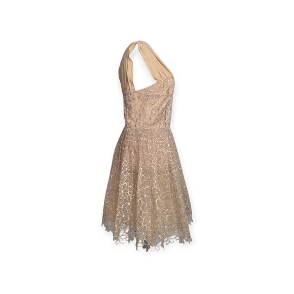 FROCK! Tracy Reese Picture Show Dress | US Size 6 | Latte Beiges | A-line silk - Picture 4 of 10